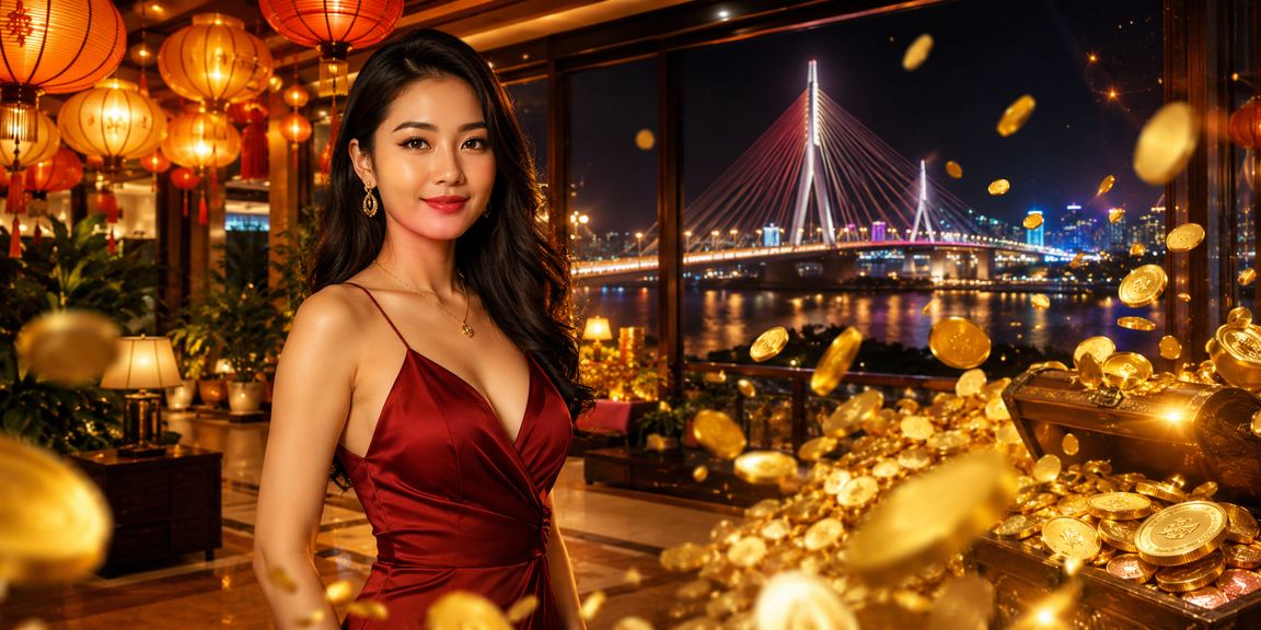 Người chơi trải nghiệm game jackpot trực tuyến trong không khí lễ hội đèn lồng Hội An